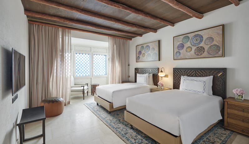 Hilton Salwa - Arabian Villa - Twin Bedroom